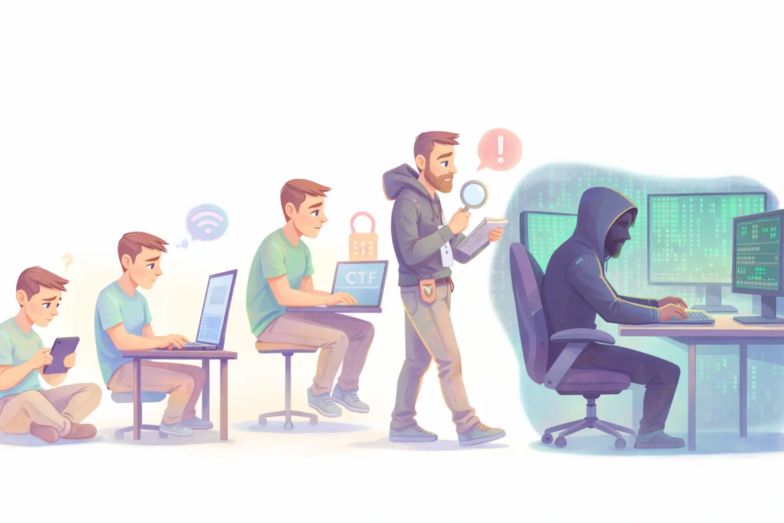 Evoluce juniorního hackera v profesionálního pentestera