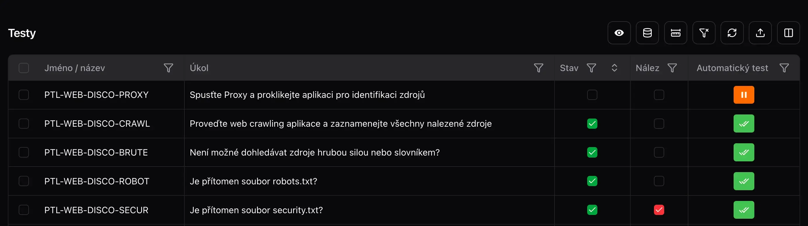 Webcrawling PTTOOLS a nález adresáře adminer